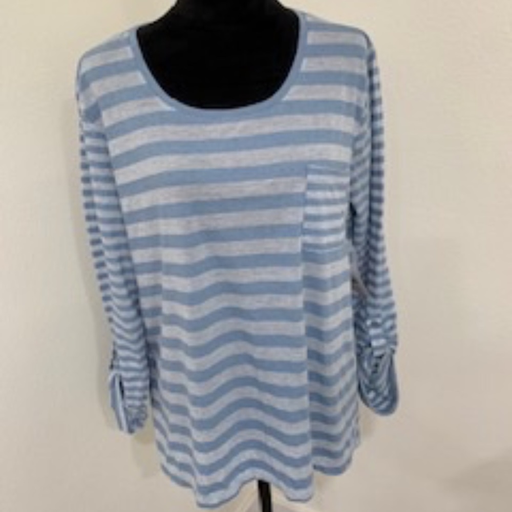 NWT Blue stripe t-shirt